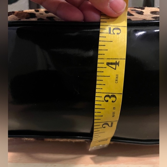 Alfani Leopard Calf Hair Shoulder Bag - Picture 8 of 16